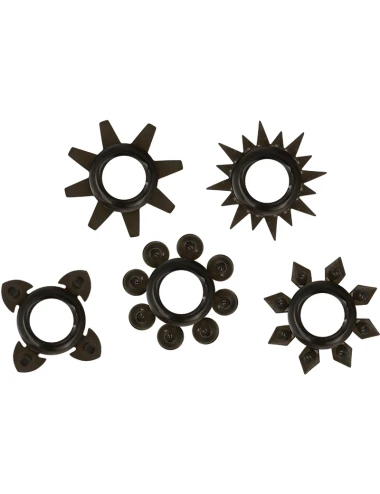 OHMAMA CONJUNTO 5 ANÉIS DE SILICONE PÊNIS E TESTÍCULOS