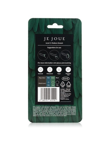 JE JOUE - ANEL DE SILICONE VERDE CHOKE MÉDIO