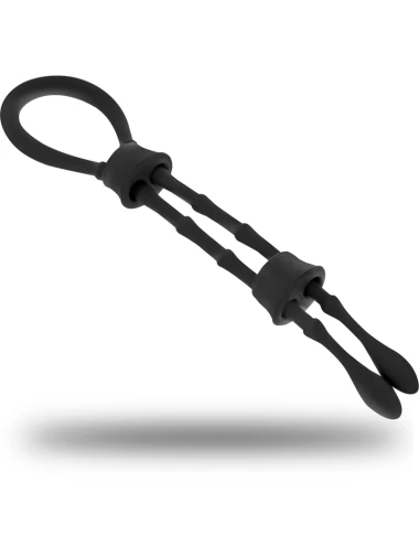 CORD-COCK DE SILICONE OHMAMA E ANEL DE TESTÍCULOS