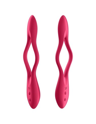 SATISFYER ELASTIC JOY MULTI VIBRADOR - ROJO