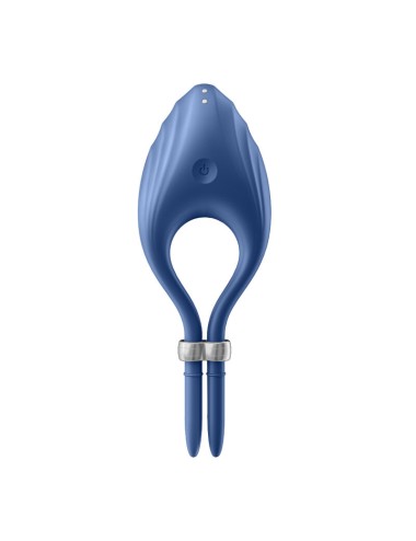 VIBRADOR DE ANEL DUELISTA SATISFYER - AZUL