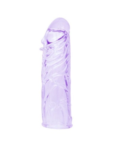 BAILE - CAPA LILAC PARA O PÉNIS EM SILICONE ADAPTVEL 13 CM