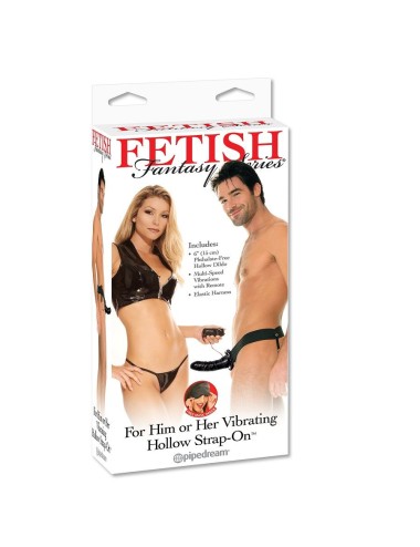 FETICHE FANTASY VIBRANDO CORTE OCO PARA ELA OU ELE PRETO