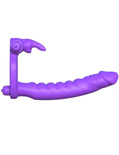 FANTASY C-RINGZ SILICONE DOUBLE VIBRATOR COELHO