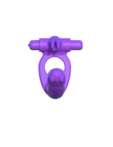 FANTASY C-RINGZ - SILICONE DOUBLE VIBRATOR COELHO