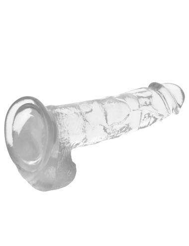 X RAY - DILDO TRANSPARENTE COM BOLAS 22 CM -O- 4.6 CM