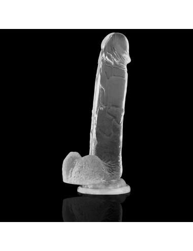 X RAY - DILDO TRANSPARENTE COM BOLAS 22 CM -O- 4.6 CM