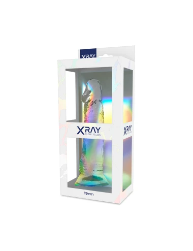 X RAY - DILDO TRANSPARENTE 19 CM -O- 4 CM
