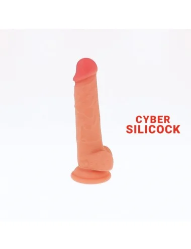 CYBER SILICOCK  JUDE REALISTICO SILICONA LIQUIDA 18CM