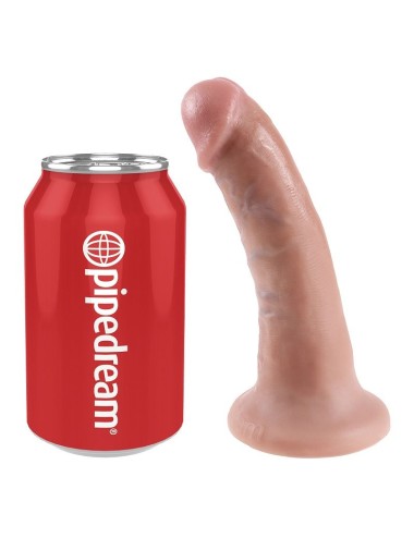 KING COCK - 6 CARNE DE DILDO 15.2 CM