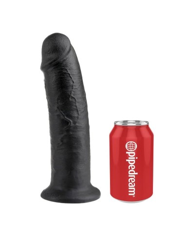 KING COCK - 10 DILDO PRETO 25 CM