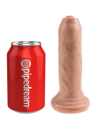 KING COCK - DILDO REALÍSTICO CARNE SEM CORTES 15 CM