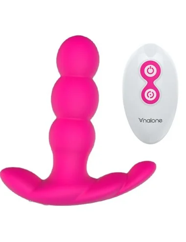 NALONE PEARL VIBRATOR ANAL DE CONTROLE REMOTO PRETO
