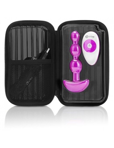 B-VIBE - TRIPLET ANAL CONTAS DE CONTROLE REMOTO ROSA