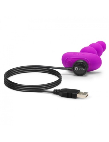 B-VIBE - TRIPLET ANAL CONTAS DE CONTROLE REMOTO ROSA