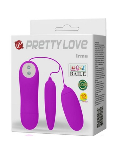 PRETTY LOVE - OVO VIBRATÓRIO DUPLO IRMA