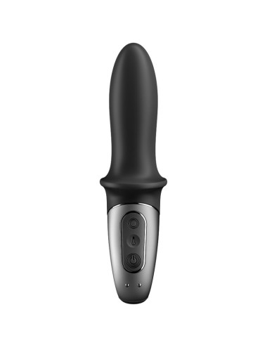 SATISFYER - APLICATIVO VIBRADOR ANAL HOT PASSION PRETO