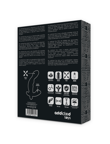 ADDICTED TOYS - ESTIMULADOR ANAL PRÓSTATA REALÍSTICA SILICONE P-SPOT VIBE