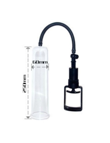 BOMBA DE ERECCION TIRADOR  Y BOQUILLA VAGINA 25 CM