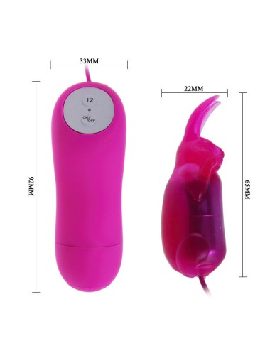 BAILE - VIBRADOR COELHO SECRETO PRETTY LOVE 12 VELOCIDADES
