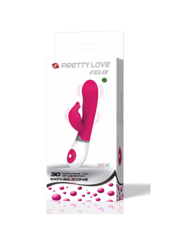 PRETTY LOVE - VIBRADOR COM ESTIMULADOR FELIX