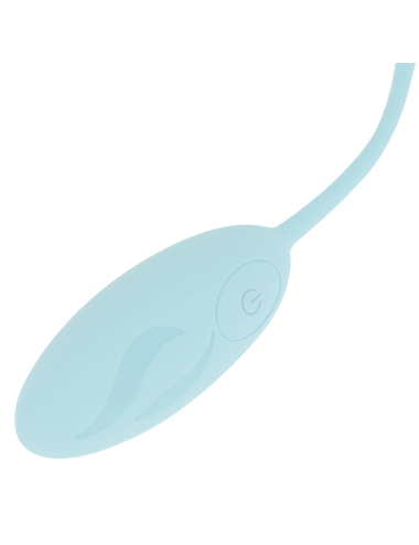 OHMAMA - OVO VIBRANTE TEXTURIZADO 10 MODOS AZUL