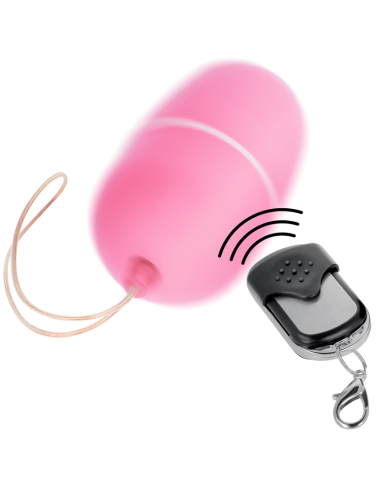 ONLINE - OVO VIBRANTE COM CONTROLE REMOTO M ROSA