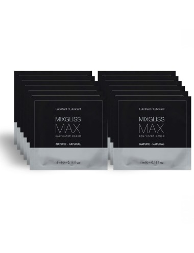 MIXGLISS - MAX ANAL DILATADOR LUBRIFICANTE PACK 12 DOSE ÚNICA 4ML
