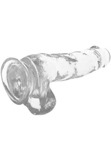 X RAY - ARNÊS + DILDO TRANSPARENTE COM BOLAS 18.5 CM -O- 3.8 CM