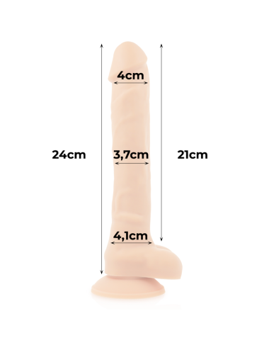 COCK MILLER - ARNÊS + DENSIDADE DE SILICONE COCKSIL ARTICULVEL 24 CM