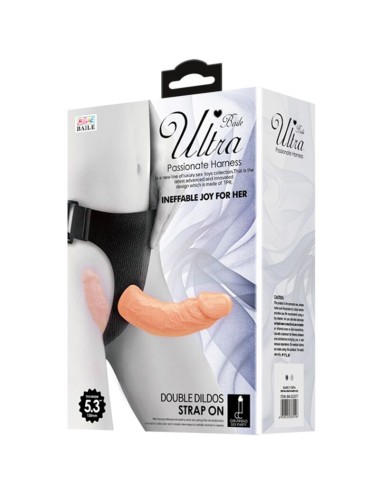 BAILE - ULTRA APAIXONADO DILDOS DUPLOS COM ARNÊS