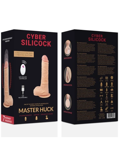 CYBER SILICOCK - CONTROLE REMOTO REALÍSTICO MASTER HUCK 20.9 CM -O- 4 CM