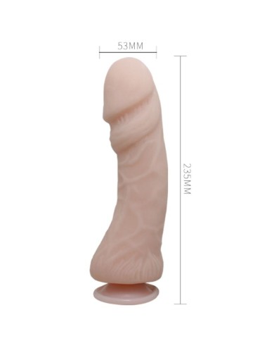 BAILE - O DILDO DE PÊNIS GRANDE COM VIBRAO NATURAL 23.5 CM