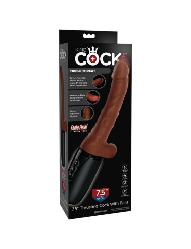 KING COCK - PLUS TRIPLE THREAT TOM DE PELE CASTANHO