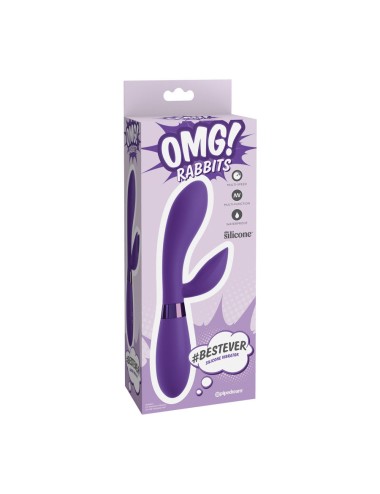 OMG - BESTEVER SILICONE VIBRATOR LILAC