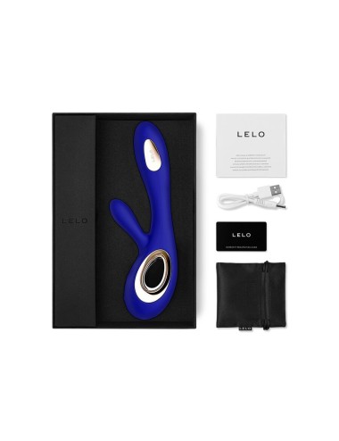 LELO - SORAYA WAVE VIBRADOR COELHO MEIA NOITE AZUL