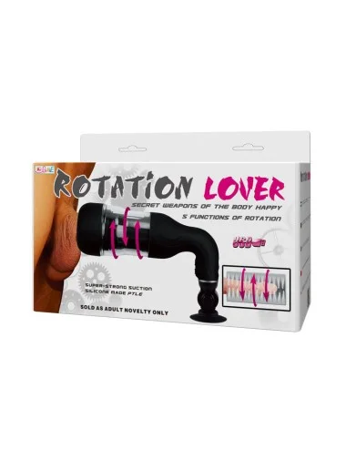 BAILE - MASTURBADOR AUTOMTICO ROTATION LOVER COM SUPORTE