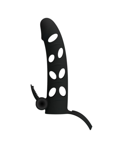 PRETTY LOVE - CAPA DE SILICONE COM VIBRAO 15.2 CM