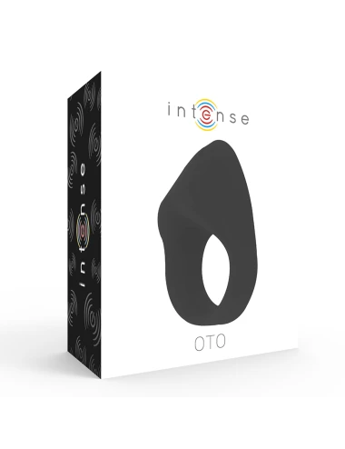 INTENSE - ANEL VIBRADOR RECARREGVEL OTO PRETO