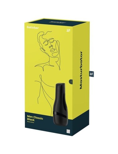 SATISFYER - MASTURBADOR MEN CLASSIC PRETO