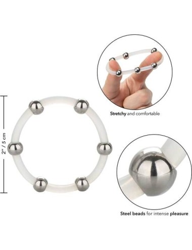 CALEXOTICS - ANEL DE SILICONE COM FRESAS DE AO XL