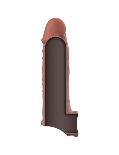VIRILXL - EXTENSÃO DE PÊNIS DE SILICONE LÍQUIDO V9 MARROM