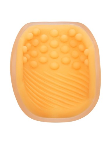 CALEXOTICS - MASTURBADOR BEADED GRIP LARANJA
