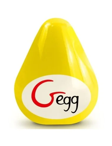 G-VIBE - OVO MASTURBADOR TEXTURADO AMARELO REUTILIZVEL