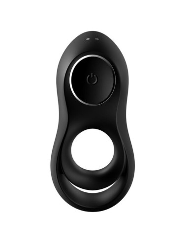 SATISFYER - VIBRADOR DE ANÉIS LENDRIO DUO PRETO