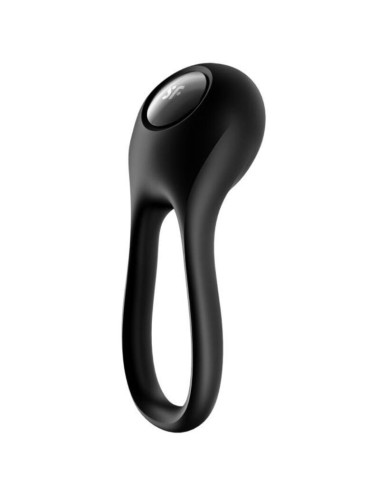 SATISFYER - VIBRADOR MAJESTIC DUO RING PRETO