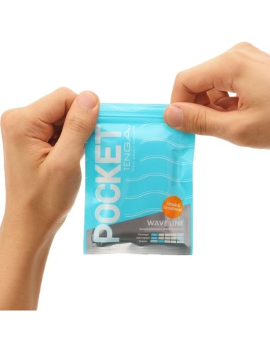 TENGA - MASTURBADOR DE BOLSO WAVE LINE