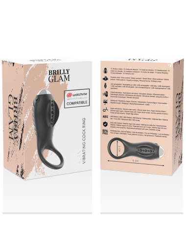 BRILLY GLAM - ALAN COCK RING WATCHME WIRELESS TECHNOLOGY COMPATÍVEL