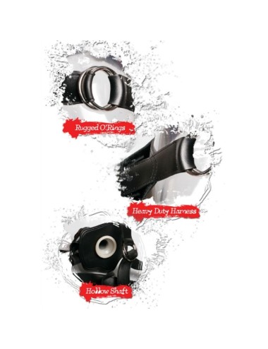 FETISH FANTASY EXTREME - HOLLOW 30,5 CM STRAP ON