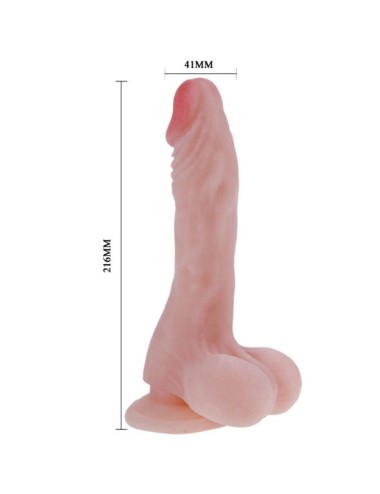 BAILE - DILDO GALO REALISTA NATURAL 21.6 CM